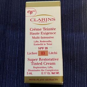 Clarins Super Restorative Tinted Cream Shade 03 Travel Size 5ml, 0.17 oz (each)
